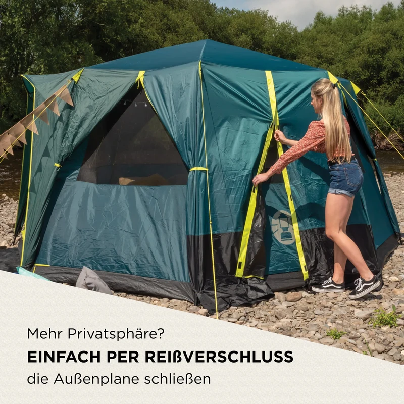 Coleman Octagon BlackOut Familienzelt | 6-8 Personen