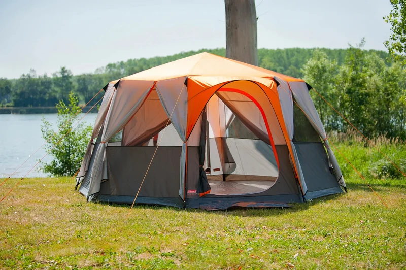 Coleman Octagon 8 Orange Familienzelt | 6-8 Personen