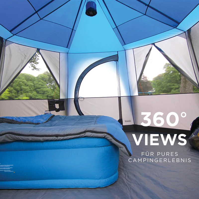 Coleman Octagon 8 Blau Familienzelt | 6-8 Personen
