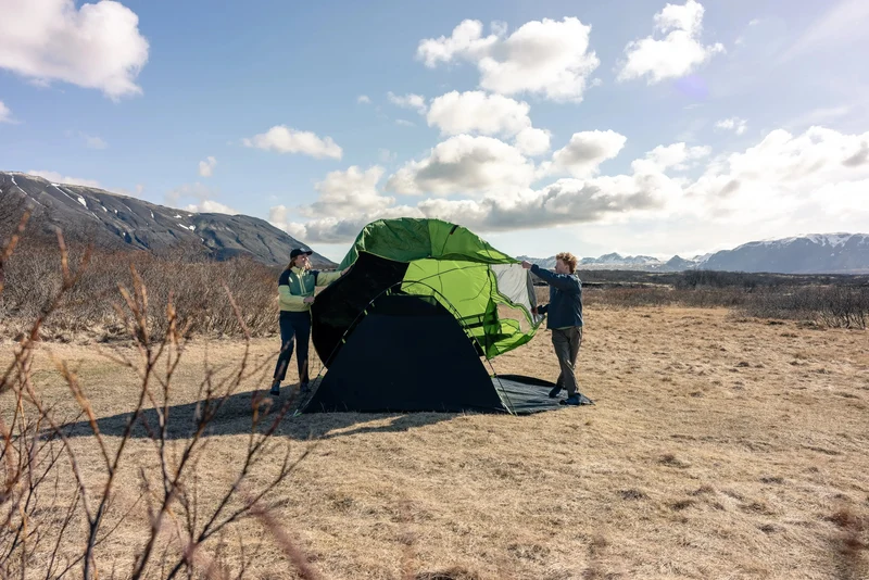 Coleman Darwin 4 Plus Blackout Kuppelzelt mit Vorraum | 4 Personen