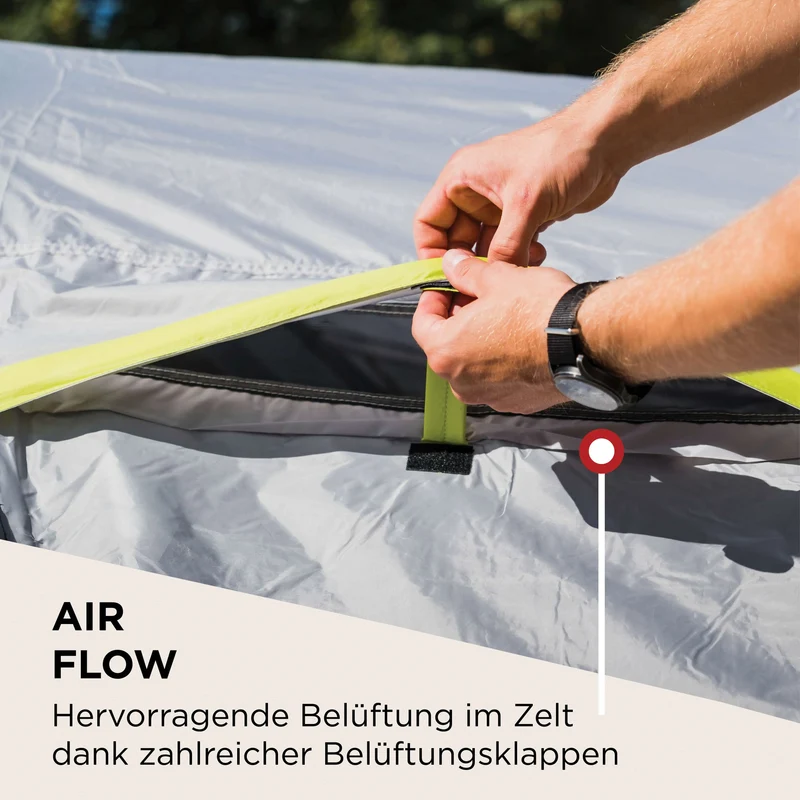 Coleman Darwin 4 Plus | leichtes Kuppelzelt mit Vorraum | 4 Personen