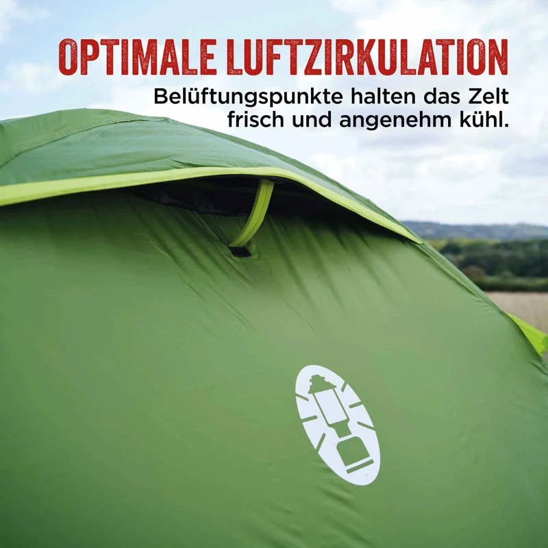 Coleman Darwin 3 Plus Blackout Kuppelzelt mit Vorzelt | 3 Personen
