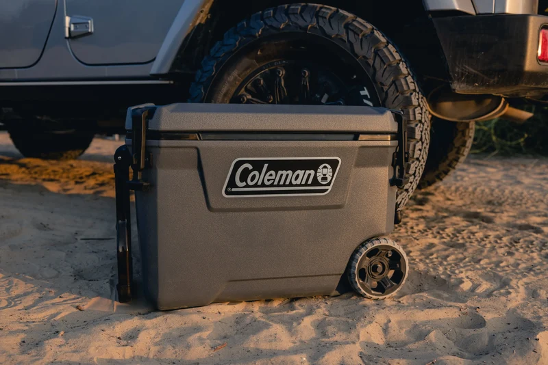 Coleman Convoy 65QT Wheeled | 66 Liter Kühlbox mit Rollen | 5 Tage Kühlung