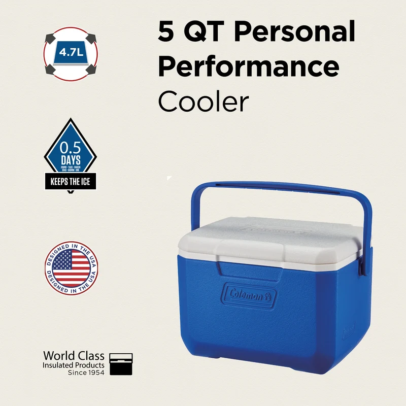 Coleman 5QT Performance | 5 Liter Kühlbox | bis zu 9 Stunden Kühlung