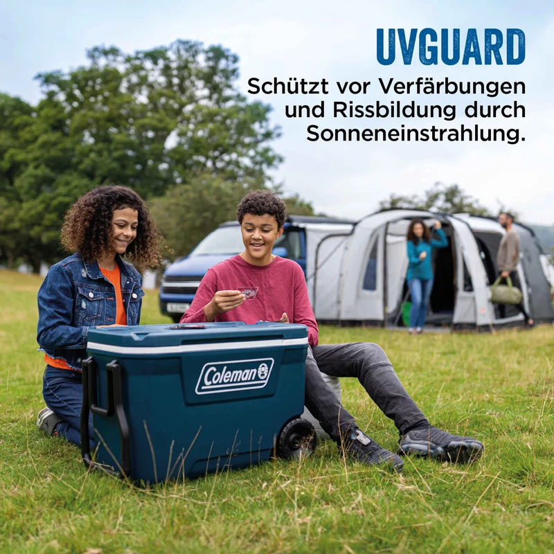 Coleman 100QT Xtreme Wheeled | 94 Liter Kühlbox mit Rollen | 5 Tage Kühlung