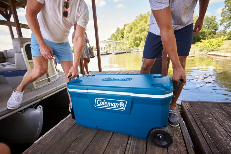 Coleman 100QT Xtreme Wheeled | 94 Liter Kühlbox mit Rollen | 5 Tage Kühlung