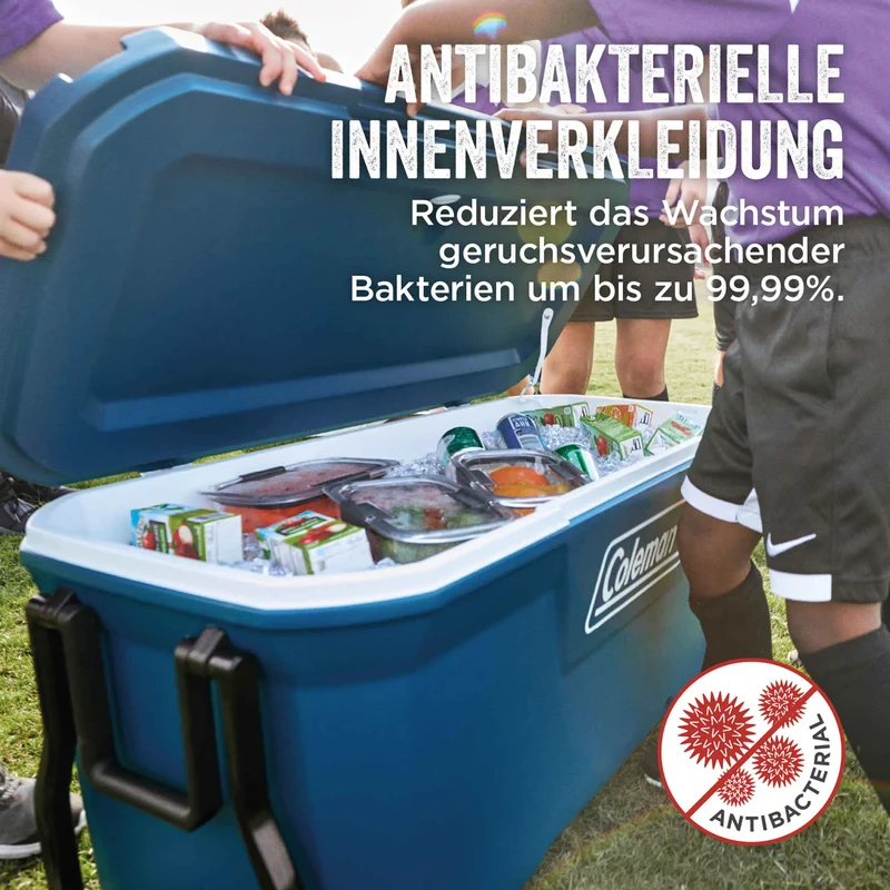 Coleman 50QT Xtreme Wheeled | 47 Liter Kühlbox mit Rollen | bis zu 4 Tage Kühlung