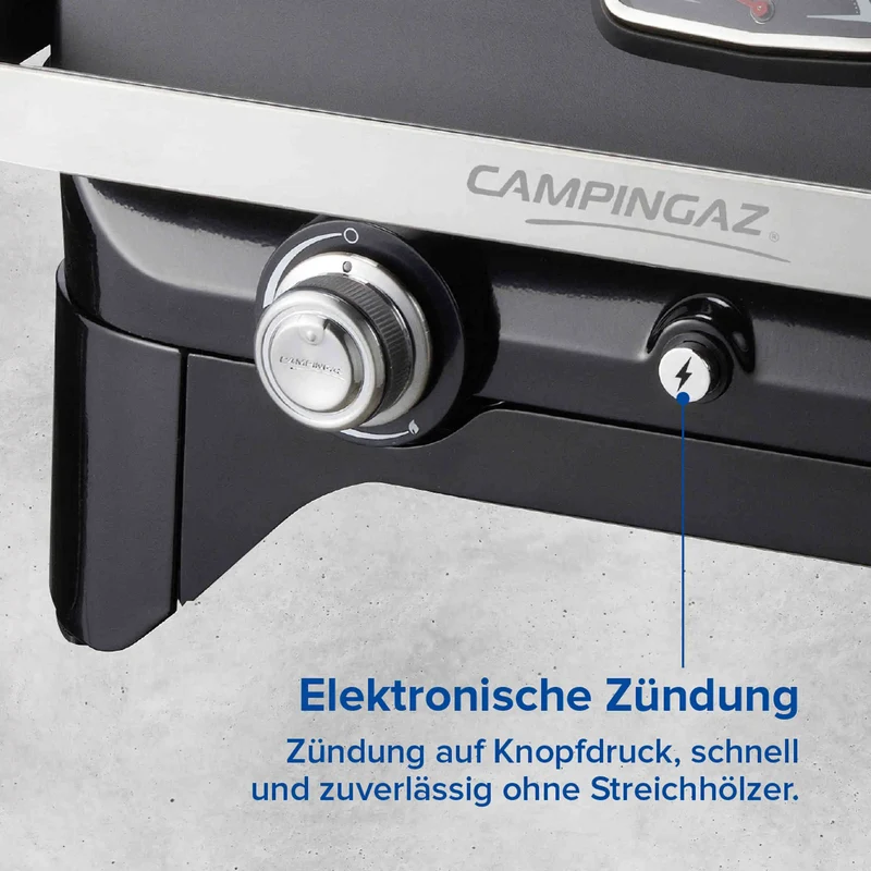 Campingaz Attitude 2100 LX Gas-Tischgrill | 2 x Blue Flame Edelstahlbrenner