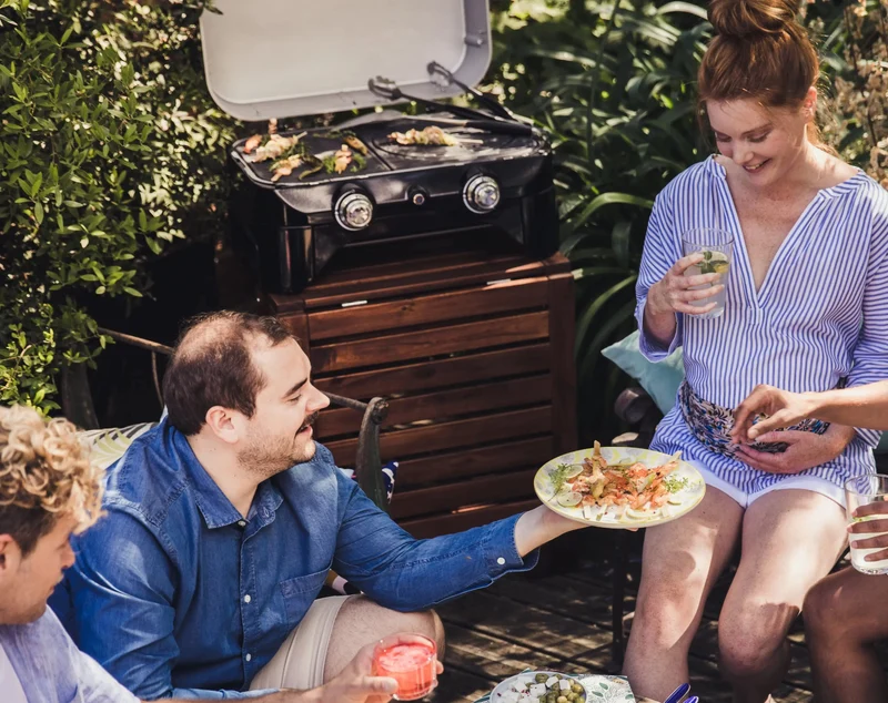 Campingaz Attitude 2100 LX Gas-Tischgrill | 2 x Blue Flame Edelstahlbrenner
