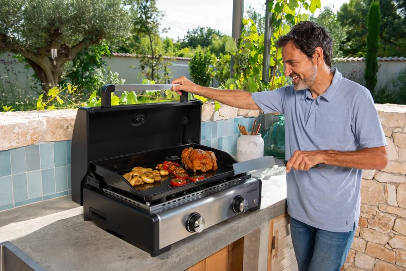 Campingaz Premium Edelstahl Plancha-Spatel