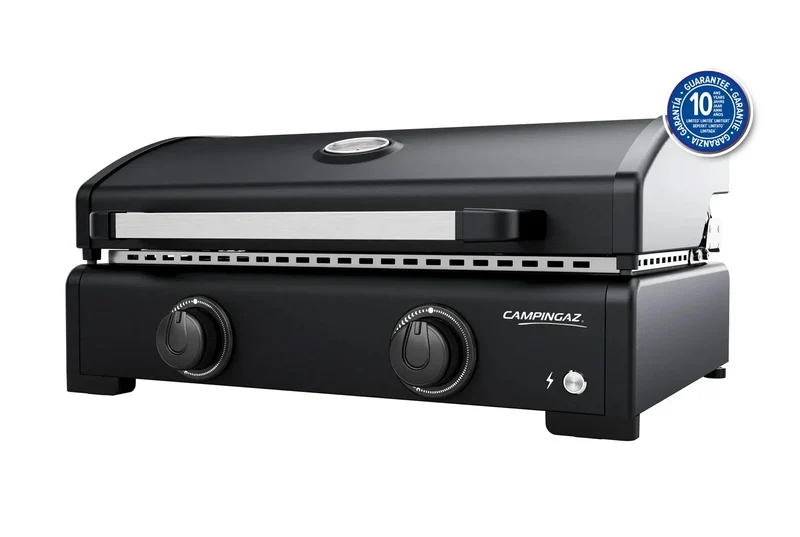 Campingaz Onyx 2 Plancha-Gasgrill | Heiße Grillplatte | 2 Brenner