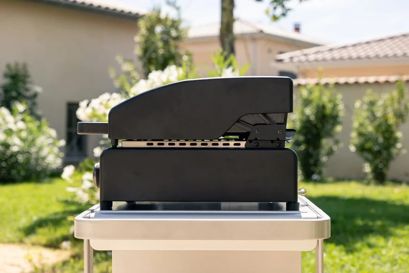 Campingaz Onyx 2 Plancha-Gasgrill | Heiße Grillplatte | 2 Brenner