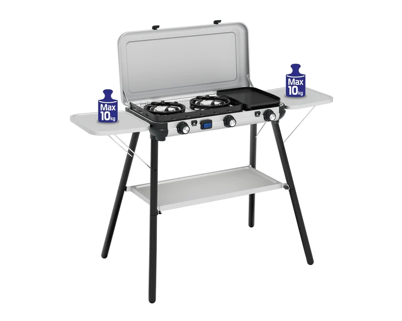 Campingaz Camping Kitchen 2 Multi-Cook Plus R | 3 in 1 Gaskocher & Campinggrill