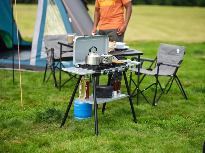 Campingaz Camping Kitchen 2 Multi-Cook Plus R | 3 in 1 Gaskocher & Campinggrill