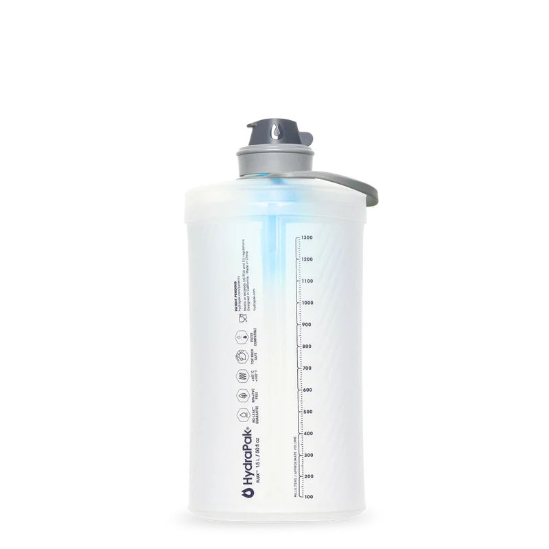 FLUX+ FILTER KIT 1,5 l Clear/HP Blue - softflask med vattenfilter
