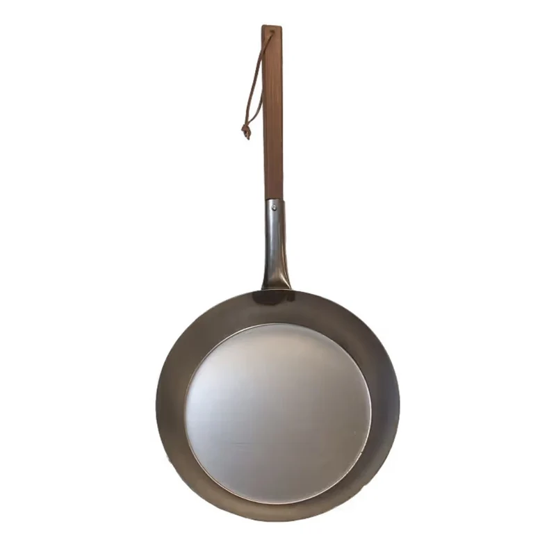 Vildmarkspanna stor med trähandtag 21/26cm H 4cm