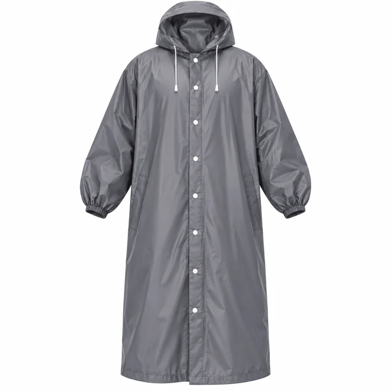 Regenponcho Plus Size Grau
