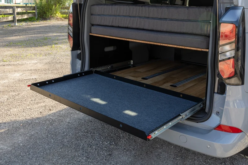 Heckablage mit -auszug – vanexxt/Ford Tourneo Custom
