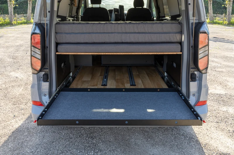 Heckablage mit -auszug – vanexxt/Ford Tourneo Custom