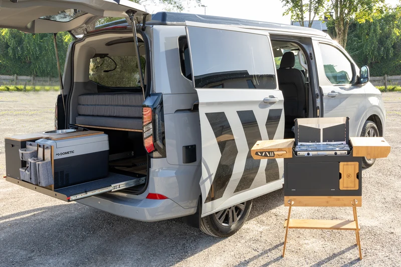Heckablage mit -auszug – vanexxt/Ford Tourneo Custom