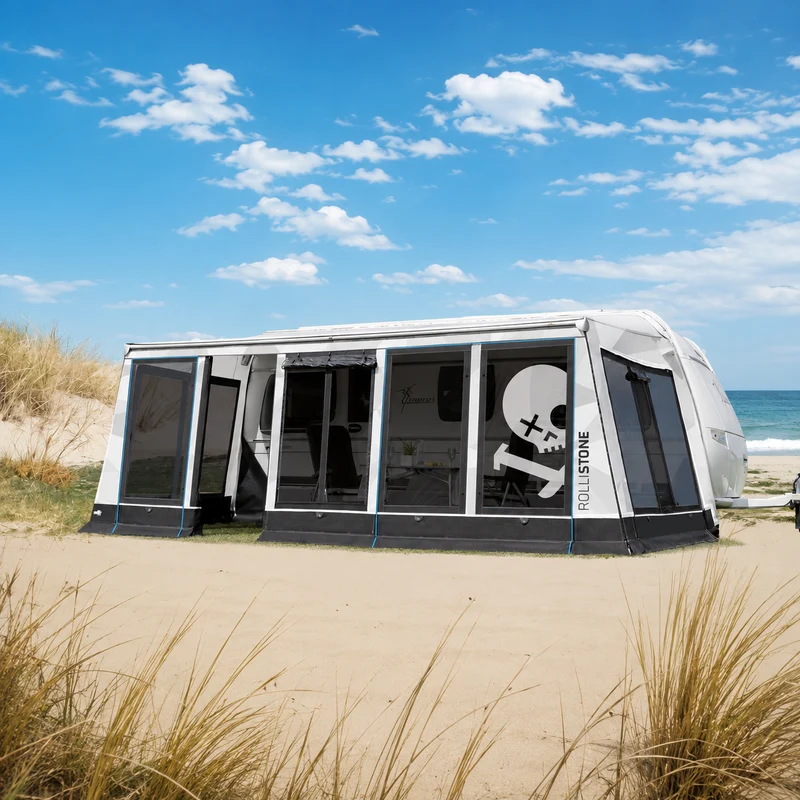 WIGO REBELCAMPER Rolli Plus STONE