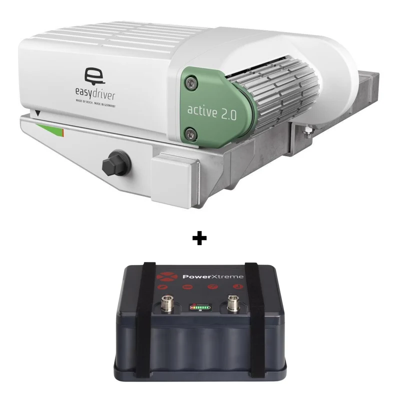 Caravan-Mover „Easydriver Active 2.0“ + Lithium Batterie + Ladegerät + Einbau