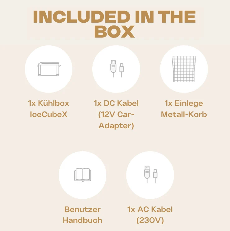ICECUBE X 50 Kompressor-Kühlbox, 12/24/230V