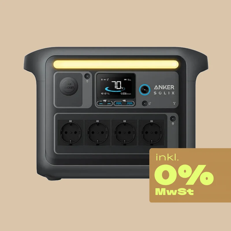 Anker SOLIX C1000X Powerstation - 1056 Wh - 0% MwSt.