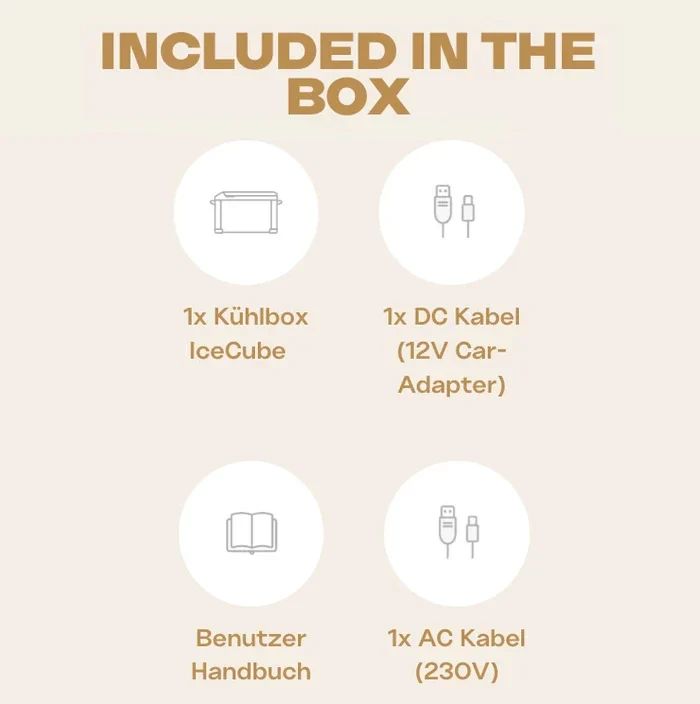 ICECUBE 25 Kompressor-Kühlbox, 12/24/230V