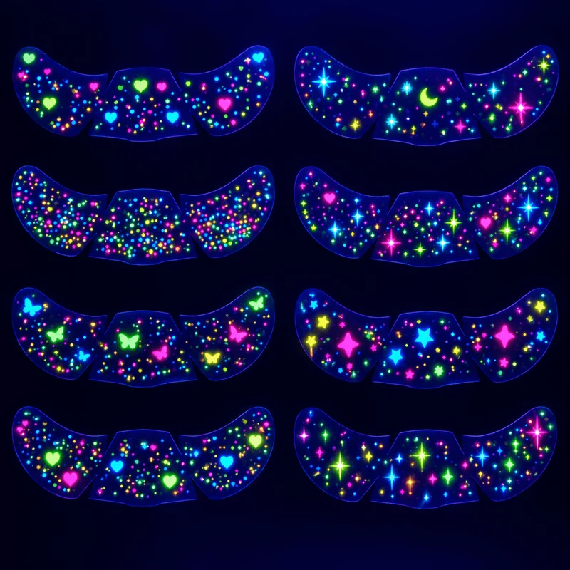 Glow in the Dark Sommersprossen Tattoos