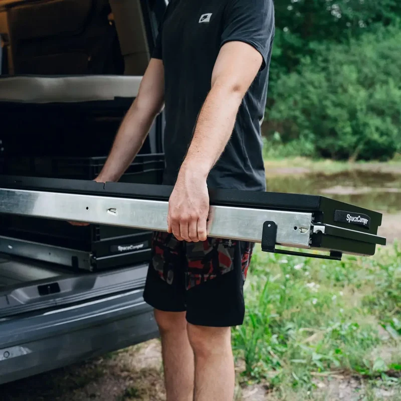 SpaceSlide Heckauszug/Lastenauszug für VW T7 von SpaceCamper Modular