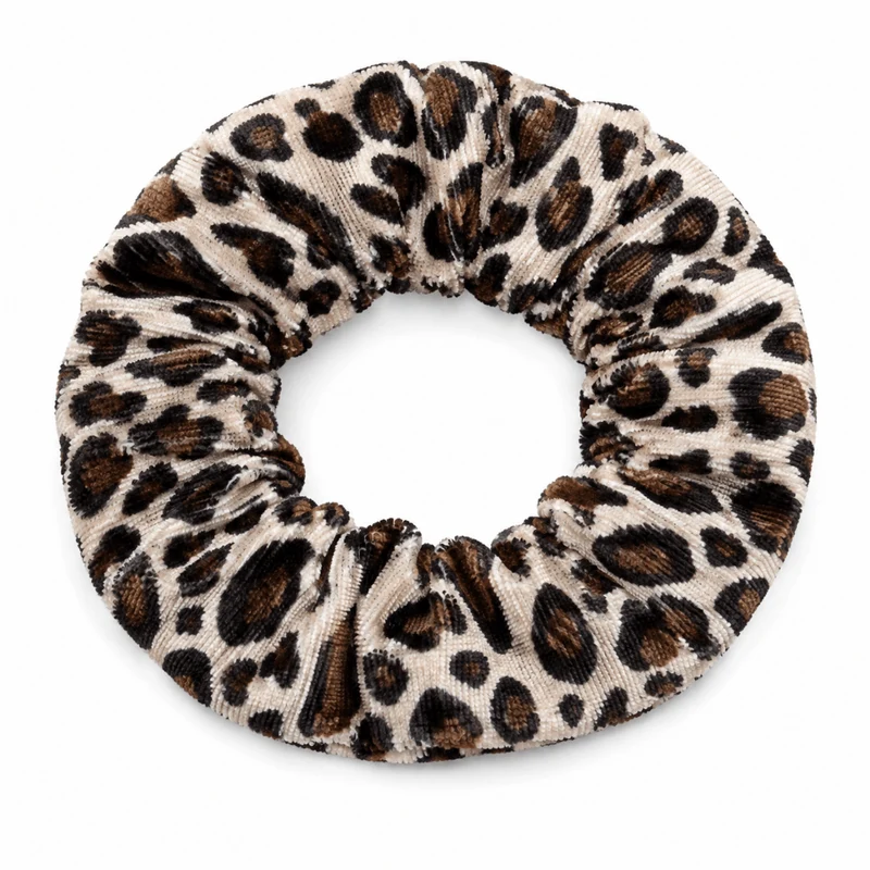 Scrunchie Animal Print mit Geheimfach