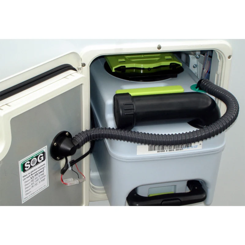 Toilettenentlüftung „SOG“ + Einbau