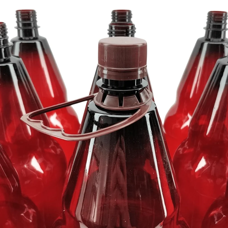 2,5L Braun-PET Festivalflasche mit Griff & Verschluss