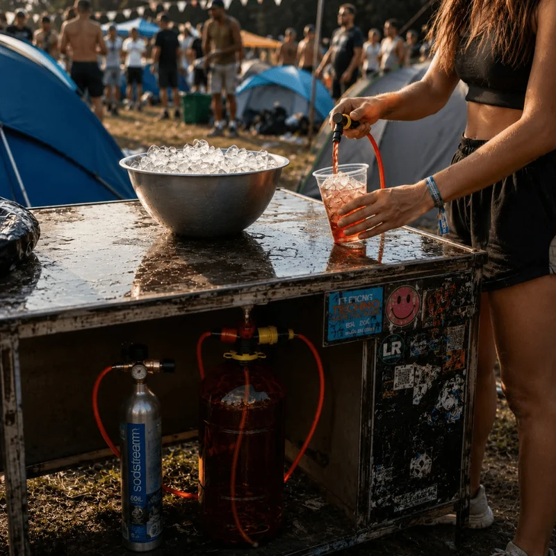 Party Tap 4L Festival Zapfanlage – Getränkefass Komplettset
