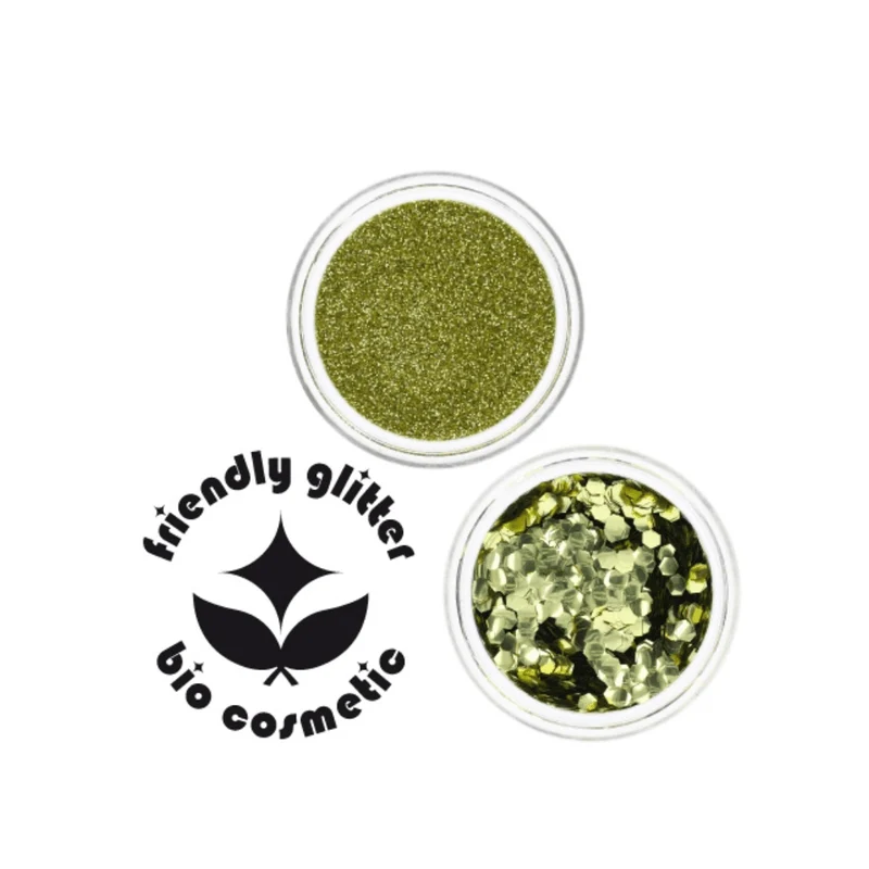 Eco Bio Glitzer Gold