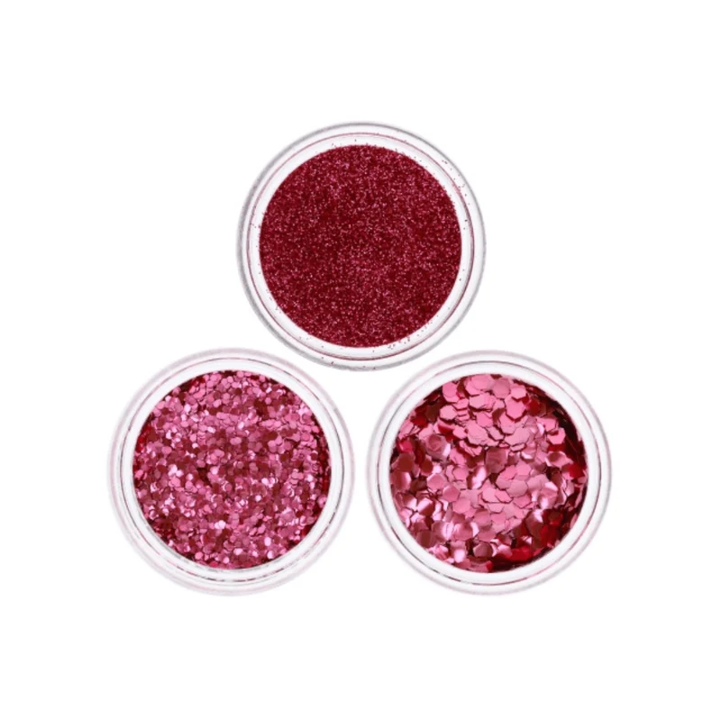 Eco Bio Glitzer Rosa