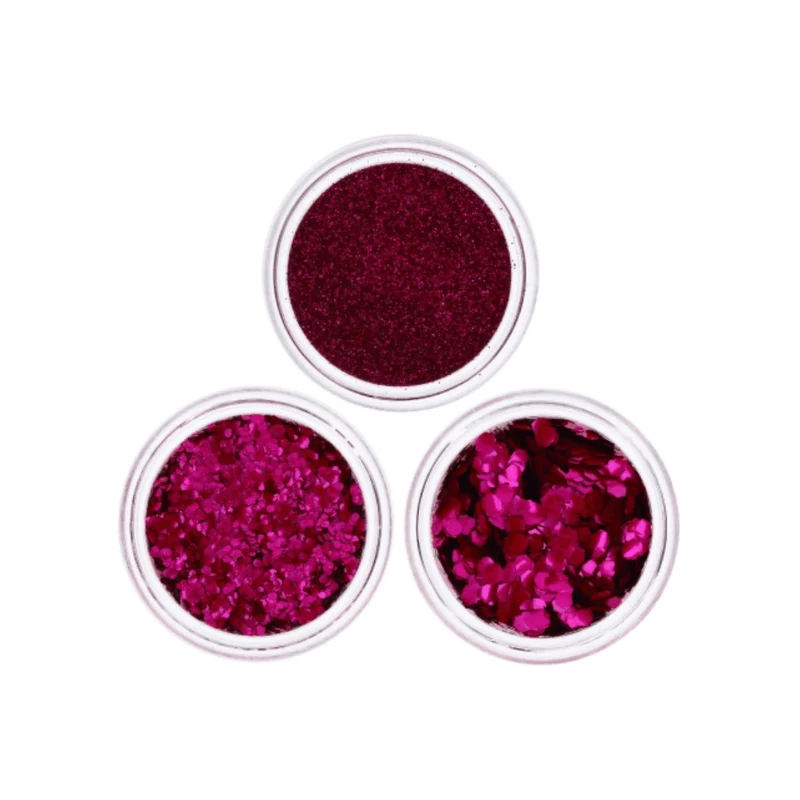 Eco Bio Glitzer Dark Rose