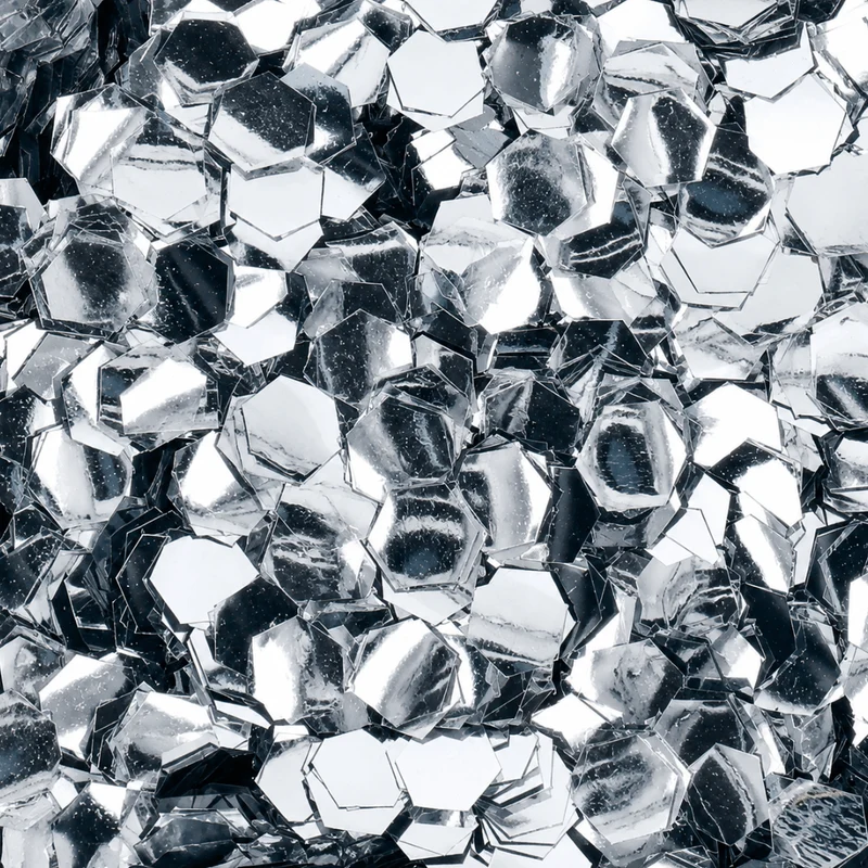 Eco Bio Glitzer Silber