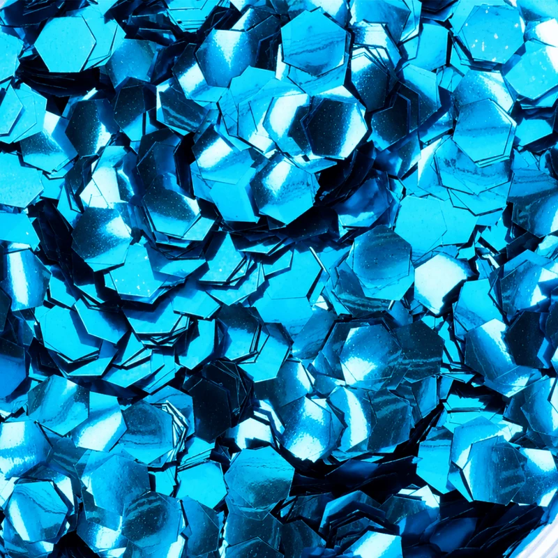 Eco Bio Glitzer Blau