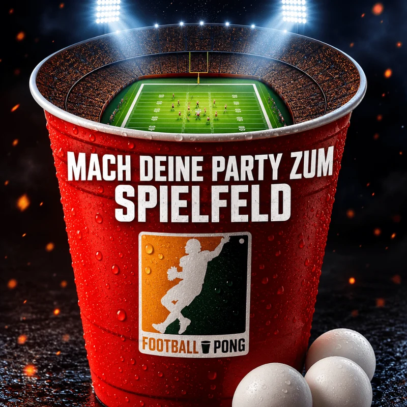 Footballpong Spielmatte mit QR-Features