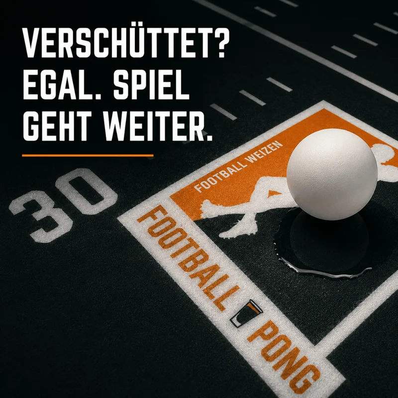 Footballpong Spielmatte mit QR-Features