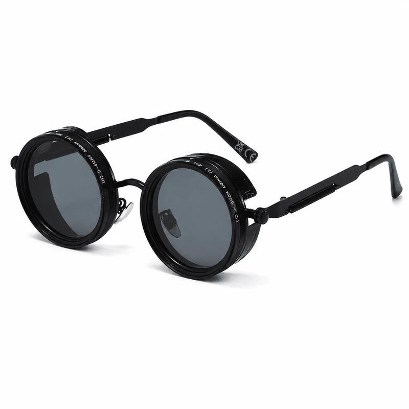 Steampunk ND Sonnenbrille Schwarz – Verstellbare Sonnenbrille UV400