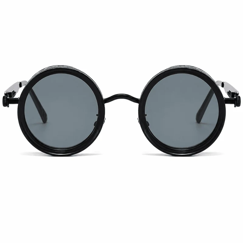Steampunk ND Sonnenbrille Schwarz – Verstellbare Sonnenbrille UV400