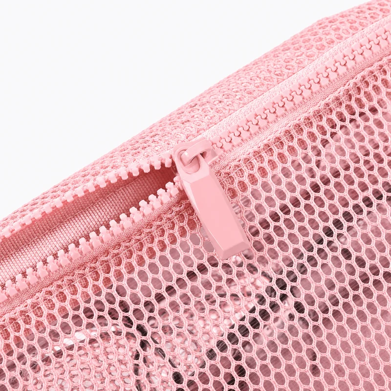 Bauchtasche Netz Transparent Look Rosa