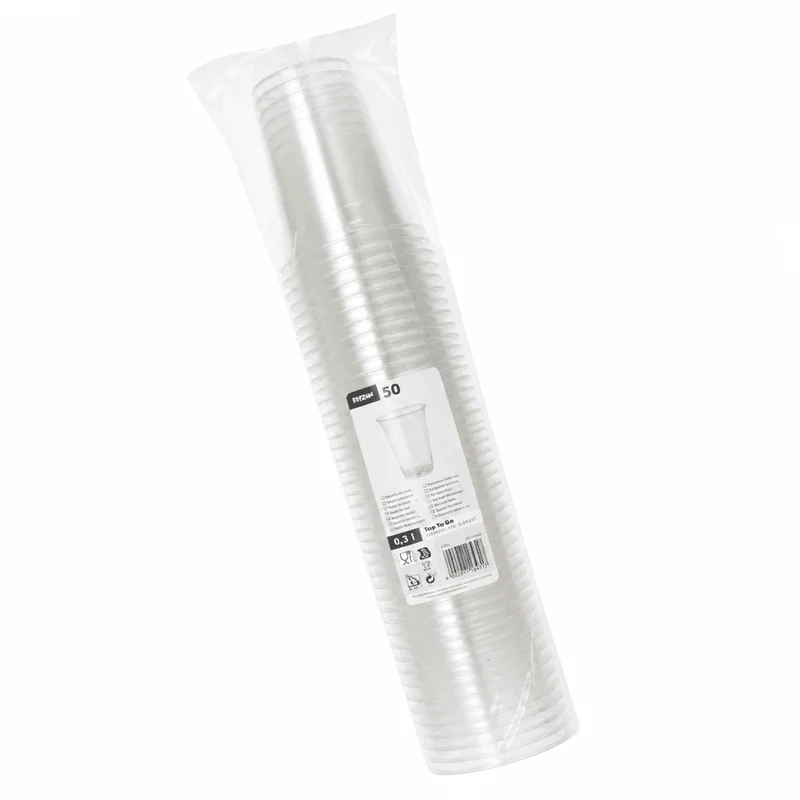 50 PET Hurricane Becher 0,3 l