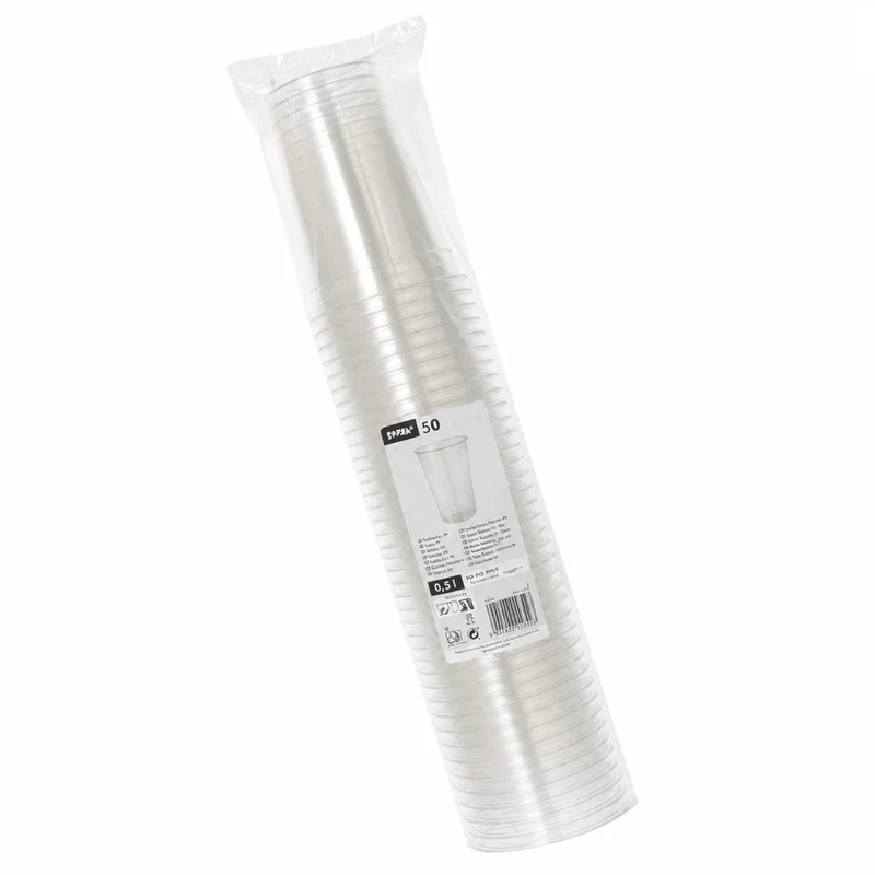 50 PET Hurricane Becher 0,4 l