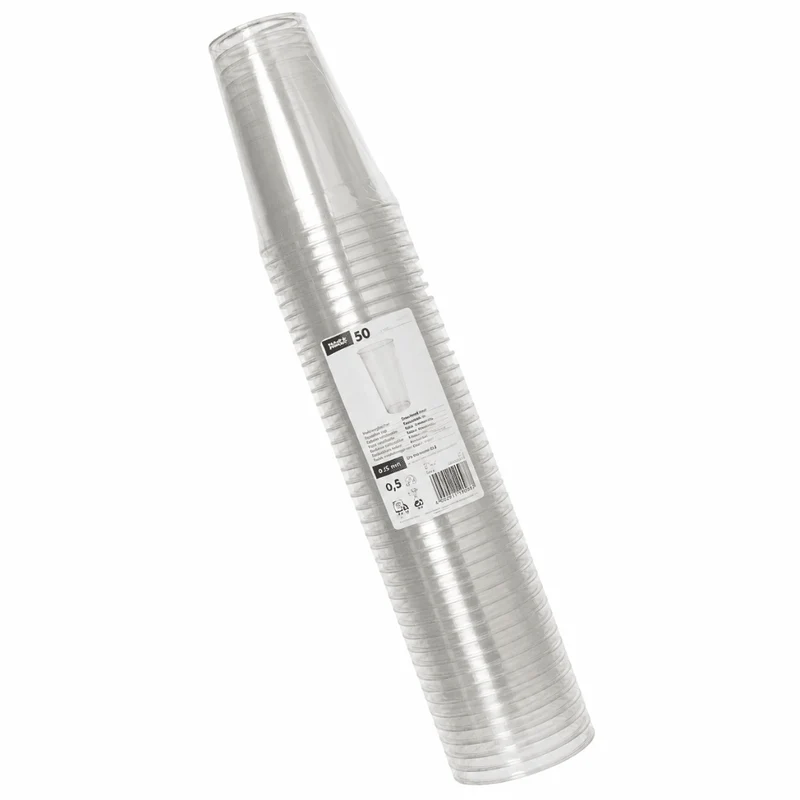 50 PET Hurricane Becher 0,5 l