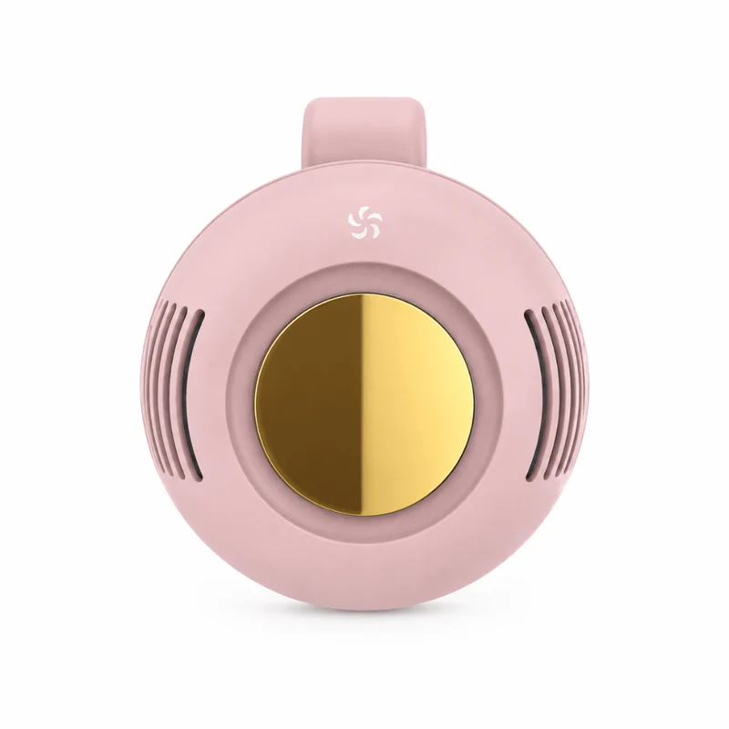 Tragbarer Mini Ventilator mit Clip Rosa