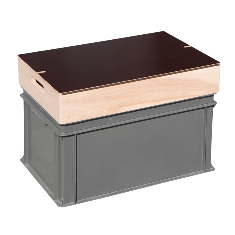 Serviertablar aus heimischer Esche Massivholz für Rako Kiste - Swiss Made vom Büssli-Shop